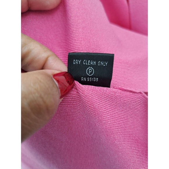 Lafayette 148 Tank Top And Cardigan Sweater Barbie Pink Knit Size Medium M - Picture 7 of 9